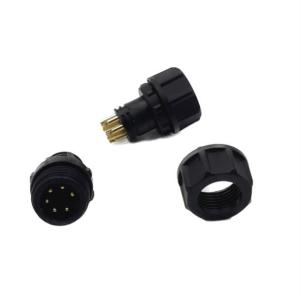 China M13 6Pin Circular Electrical Connectors 20AWG Female Male on sale