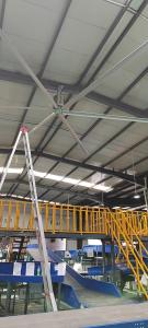 Buy cheap 7.3m Giant Industrial Geared Motor Ventilation Cooling In Express Sorting Center product