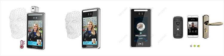 5 Inch SDK Biometric Time Attendance Machine Face Recognition Access Control