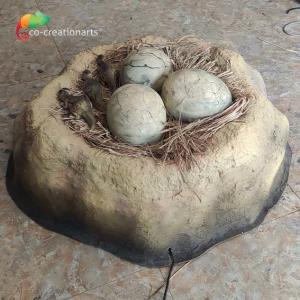 Buy cheap High Simulation Jurassic Park Dinosaur Egg Hatches In Museum Customization product