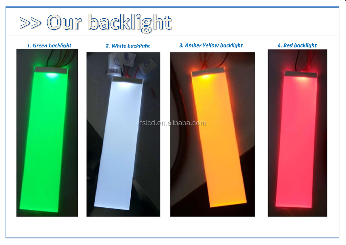 Seven Segment Lcd Screen Customized Size Lcd Display Module Reflective Lcd
