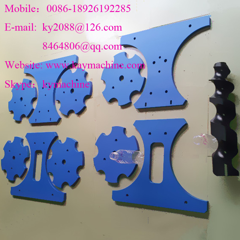 Example of rotating screws for shaped dispenser Worm screws able to rotate and create required configuration