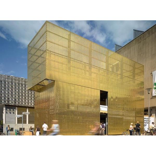 Perforated Metal Building Facade combination of function and aesthetics for Architectural Facade Design
