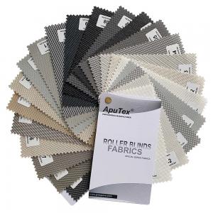 China White Gray Beige 97% Anti UV Fiberglass Sunscreen Fabric 200cm 250cm 300cm on sale