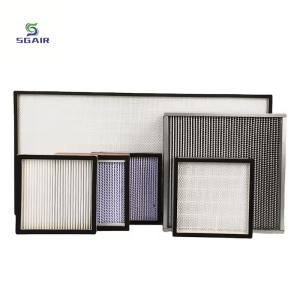 Air Conditioning G4 Hepa Filter V Type Combined Compact Folding