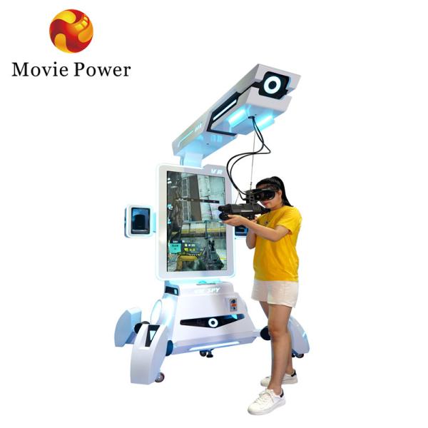 1 Player Vr Shoot Machine Standing Virtual Reality 9d Gun Game Machine Coin