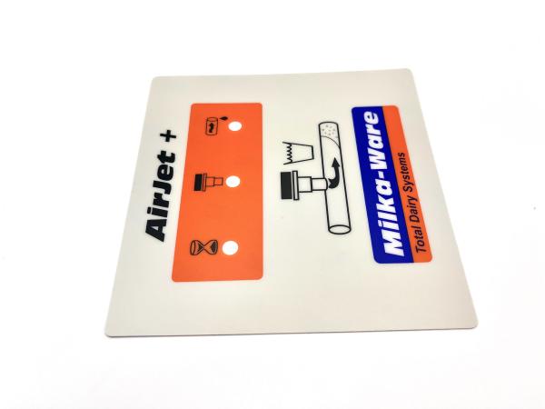 Quality Customized Backlit Control Panel Graphic Overlays Printings In Durable Materials for sale
