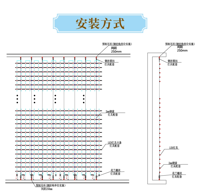 High Definition DMX512 SPI LED Injection Grid Screen High Waterproof For Facade
