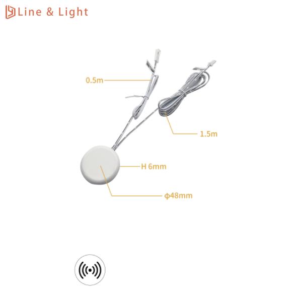 Quality Digital Pyroelectric Infrared LED Light Sensors Radar Microwave Induction Switch for sale