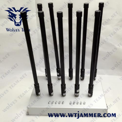 Quality Newest 10 Bands Adjustable Customized GPS 3G 4G 5G High Power All Cell phone Signal Jammer​ for sale