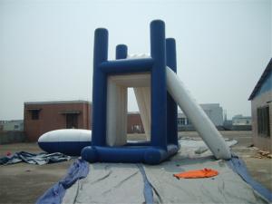 China Lead - Free Backyard Inflatable Water Games , Kids Inflatable Slide For Inground Pool on sale