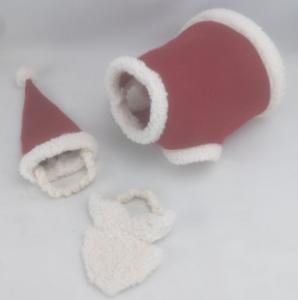 Animal Stuffed Puppy Chew Toys Soft Fabric Christmas Dog Toys Puncture Resistance