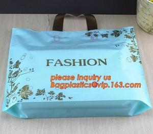 China Soft Loop Handle Plastic Bag With Custom Logo Shopping Bag For Clothing Packaging,Biodegradable Cheap Soft Loop Handle S on sale