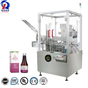 China Small Vertical Box Cartoning Machine Fully Automatic For Bottle Tube on sale