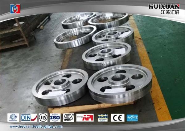 Quality AS4140 Rail Wheel Ring Rolling Forging Rough Machined Forged Shaft for sale