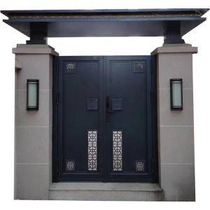 Aluminum Elegant Outdoor Sliding Gate With Automatic Opening Pattern