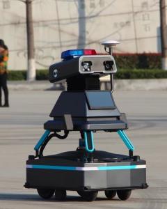 Buy cheap Police Security Patrol Robot Vedio Broadcast Outdoor Face Detection Robot product