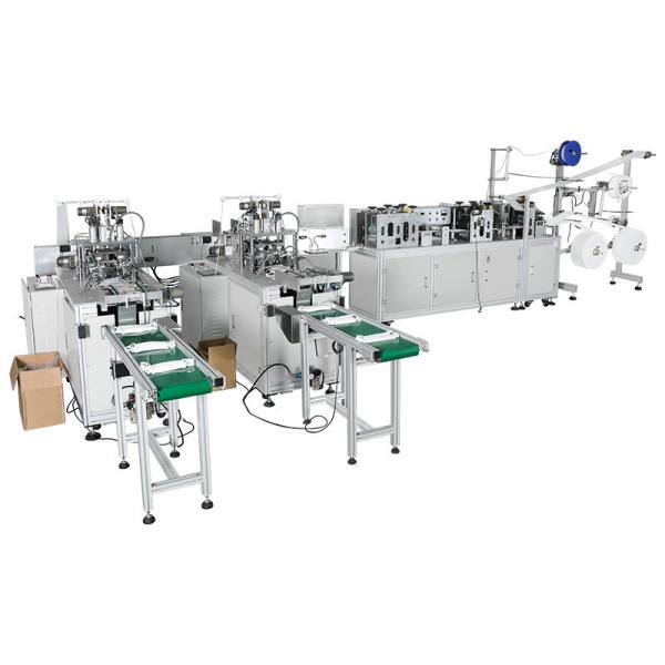 Quality Low Noise Automatic Mask Making Machine For KN95 FFP2 Respirator Mask for sale