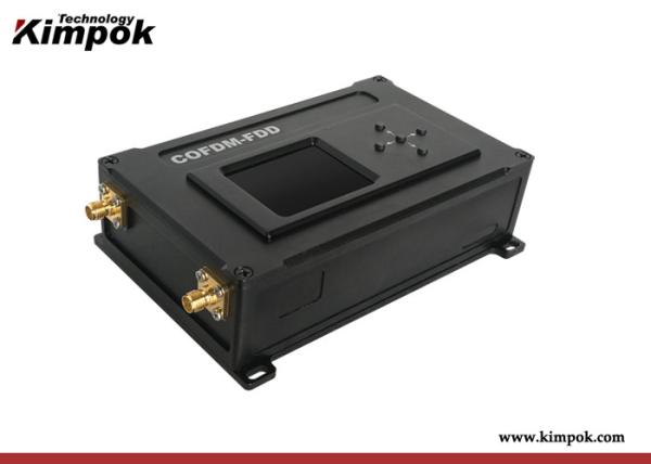 Quality 2-3W Mini Cofdm Transmitter , Wireless Audio Video Sender 10M Bandwidth for sale