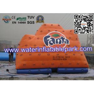 Buy cheap Outdoor Advertising Inflatable Water Park , Inflatable Water Climbing Iceberg product