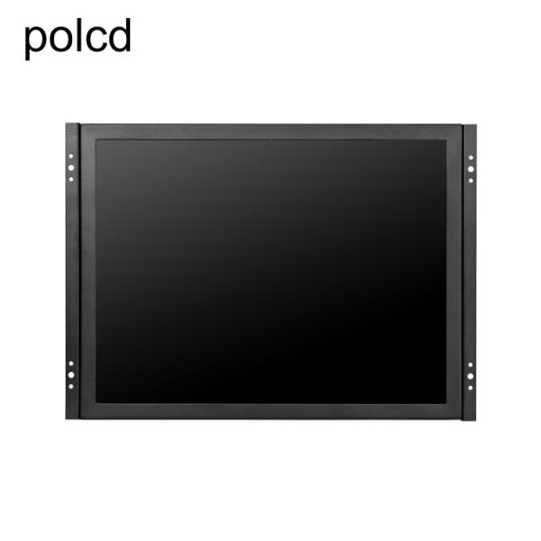 Polcd Industrial 15 Inch Open Frame LCD Monitor Pure Plane Capacitive Touch Screen