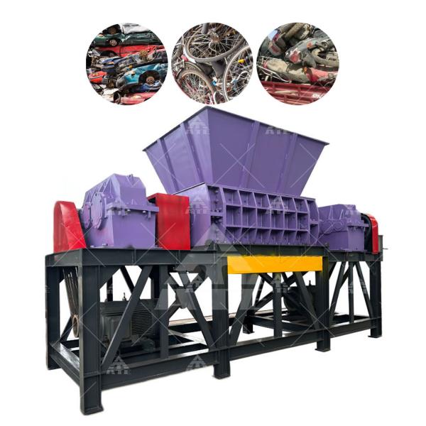 Quality Diesel Engine Two Shaft Shredder Car Shell Shredder High Efficiency for sale