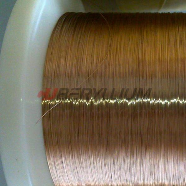 Quality CuBe2 C17200 Td04 Copper Beryllium Wire Spring High Thermal Electrical Conductivity for sale