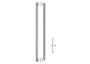 High Compatibility Stainless Steel Door Handles No - Directional Brush