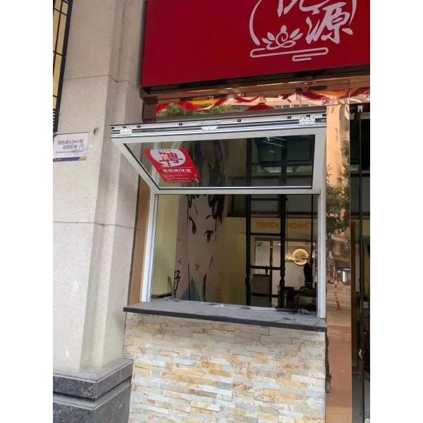 Vent Fireplace Safety Folding Window Providing Smoke Evacuation During Hearth Use