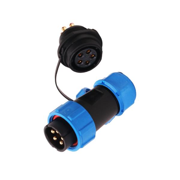 Industrial Waterproof Power Connector Weipu Threaded Plastic