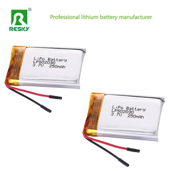 Rechargeable Power Lithium Battery Cell 502030 3.7V 250mAh Lipo Battery For Smart Watch
