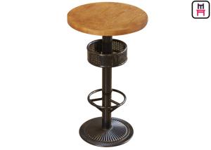 China Bar Height Table With Storage , 24'' Diameter Round / Square Plywood Bar Table  on sale