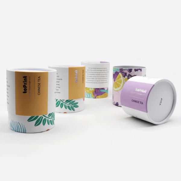 Customized Luxury Candle Packaging Tube boxes Matt PP Lamination 1.5mm Cardboard