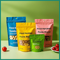 PE Plastic Material Structure PET VMPET PE Printing Different Designs Packaging Mylar Bag Zip Biodegradable Food Packaging