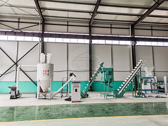 Simple Operation Customized Feed Pellet Production Line Simple Structure