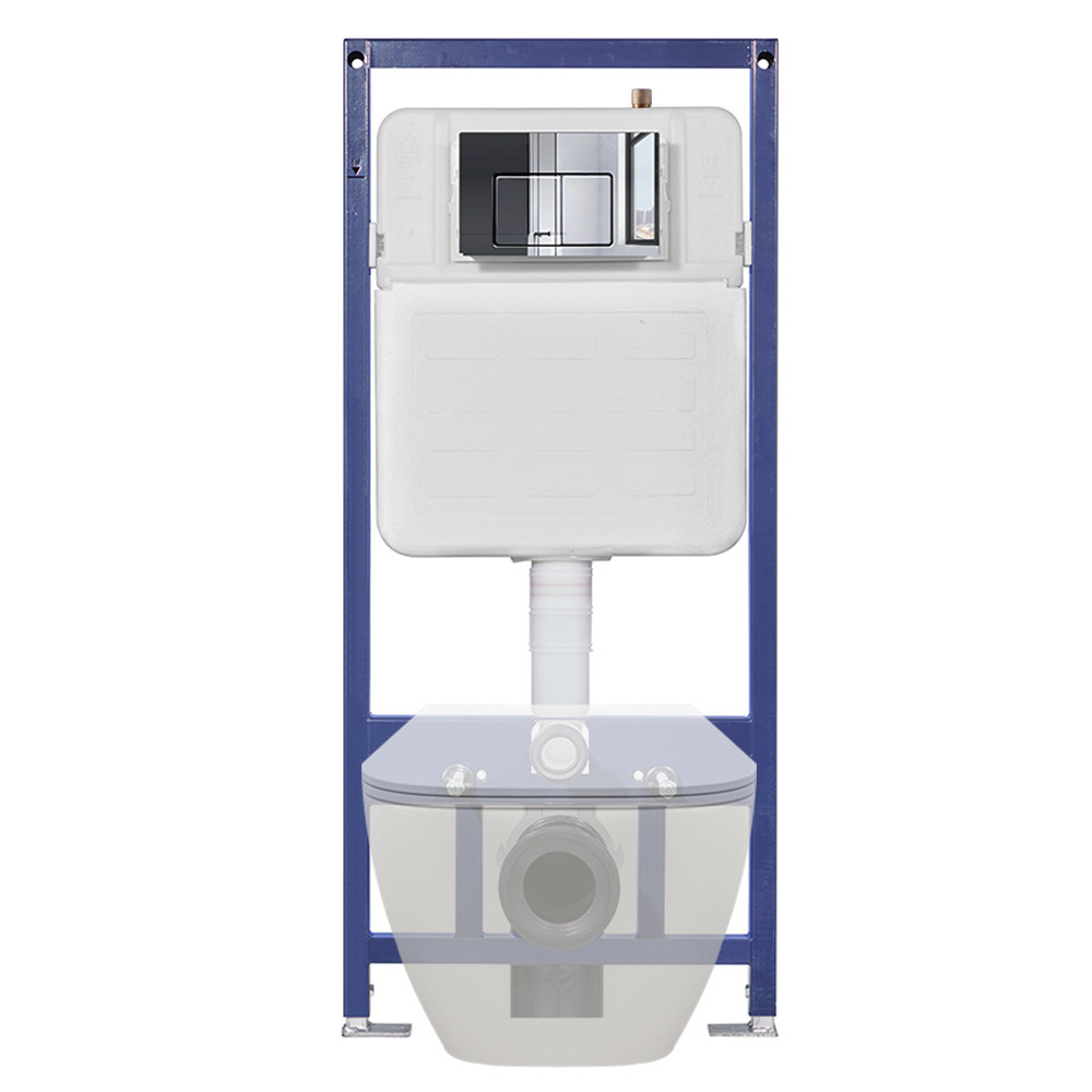 back to wall cistern Low Level Concealed Cistern with Push Button Flush Button
