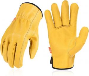 Buy cheap Tear Proof Hand Leather Gloves Dexterity Easy On And Off   S - XL Size product