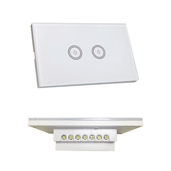Quality 3 Gang US Wifi Electrical Switch , Touch Panel Remote Electrical Switch for sale