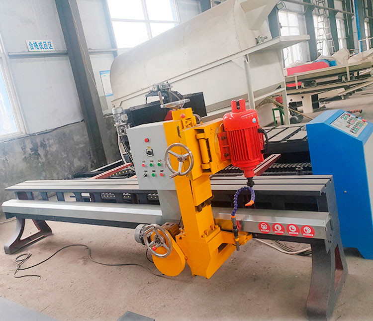 4/3.3KW Wet Granite Edge Profiling Router Machine for Stone Marking Grinding Polishing