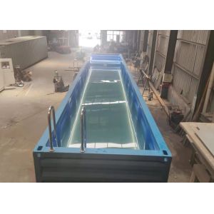 Graphic Design 11m Shipping Container Pool Withstand 4800 Gallons