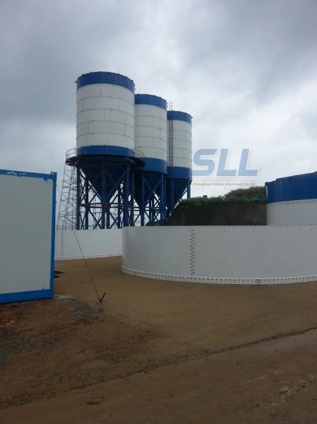 Quality Sincola Cement Storage Silo 100T Large Capacity With Customized Color for sale