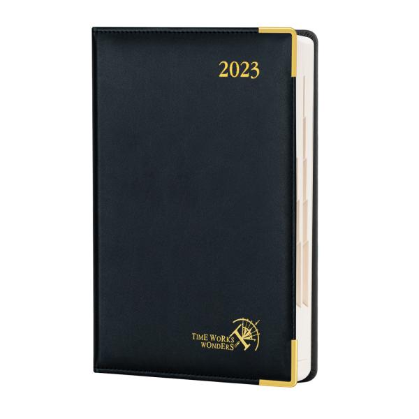 Quality Monochrome 80gsm Paper A5 Page A Day Diary Weekly Monthly Schedule for sale