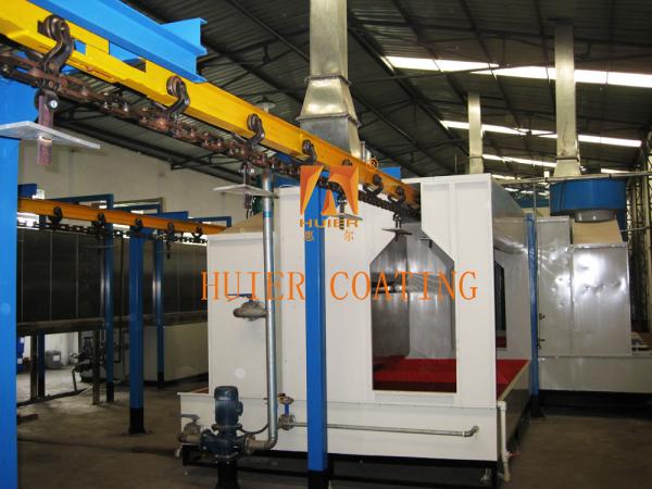 Quality Electrostatic Painting Machine With 60% Paint Utilization Electrostatic Painting Line for sale