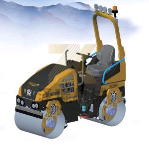 China 1.6ton XCMG XD80 Lightweight Vibratory Roller EU Stage V Road Construction Equipment on sale
