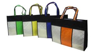 China Square Reusable Carrier Bags / Reusable Grocery Bag For Advertising on sale