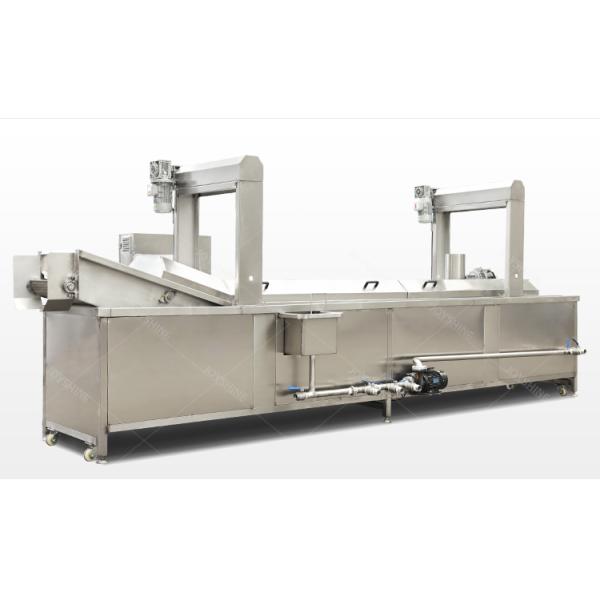120kw 304 Stainless Steel French Fries Fried Chicken Fish Processing Line Electrical Water-oil Deep Fryer