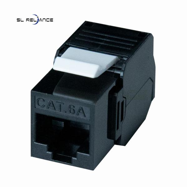Quality CAT6A UTP Unshielded 180 Degree RJ45 Keystone Jack Tool Free for sale