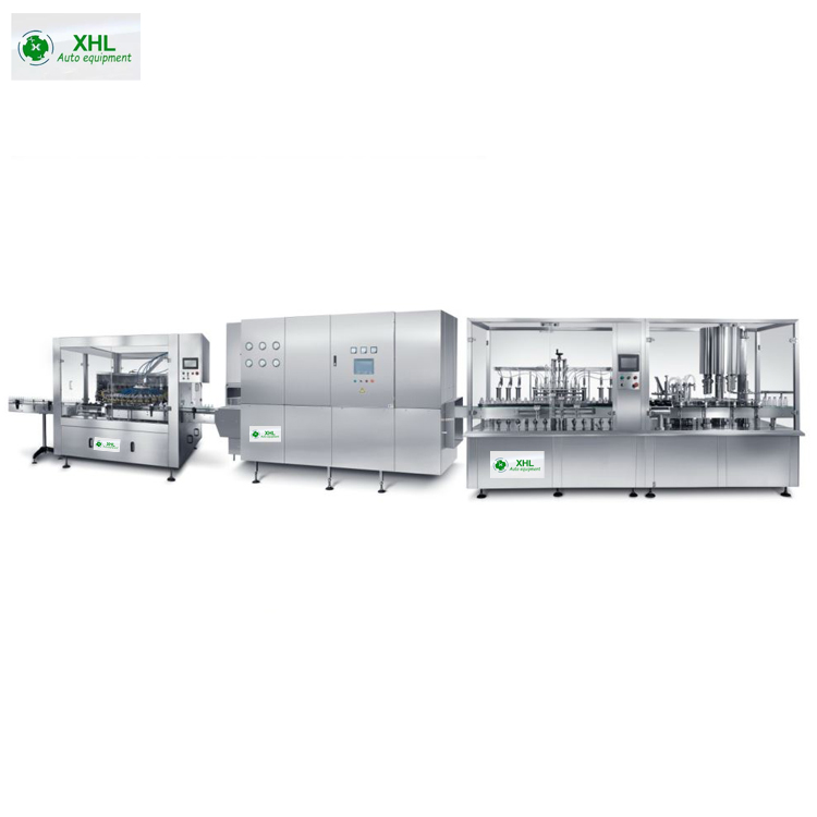 XHL-DYG12/8/8 Filling Stopping And Capping Machine For Infusion bottle