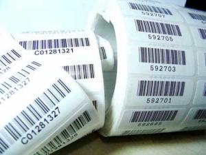 Buy cheap Printing barcode labels with serial numbers product