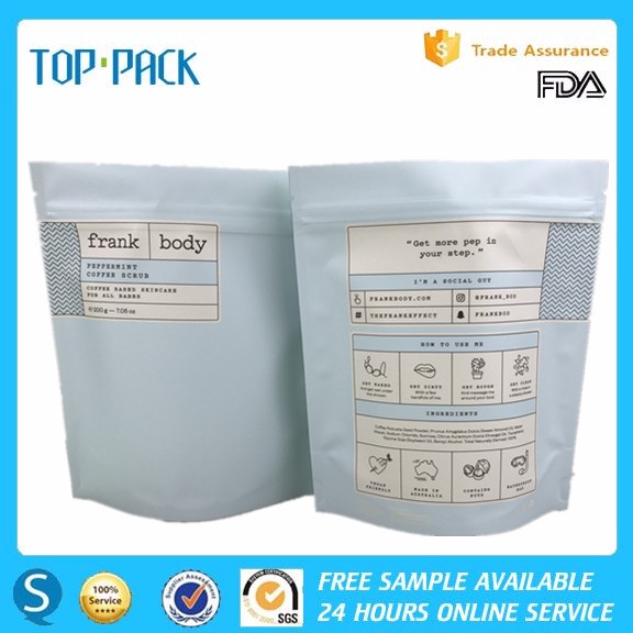 Foil Laminated Laser Custom Hologram Custom Stand Up Pouch Mylar Zipper Bag